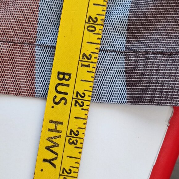 Billabong board shorts men's size 36 orange brown plaid with graphic design - Picture 9 of 10